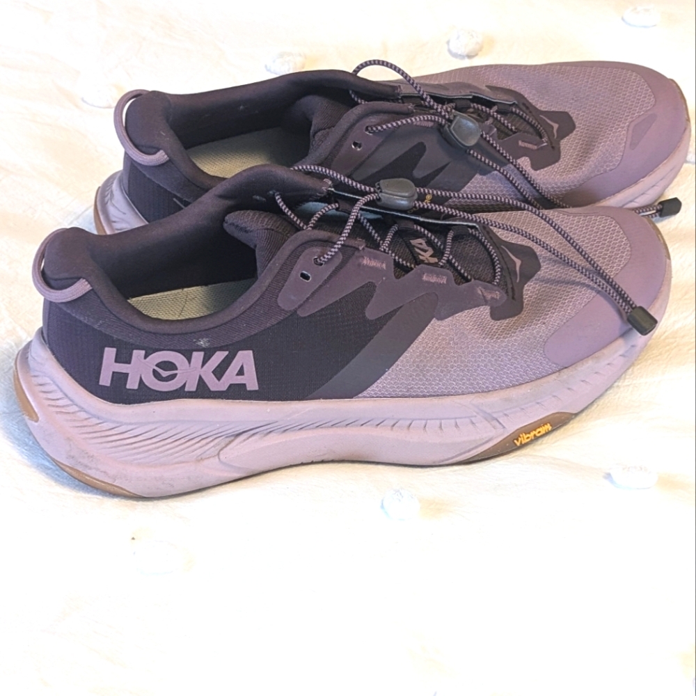 Hoka Women's Sneakers in Lavender and Black